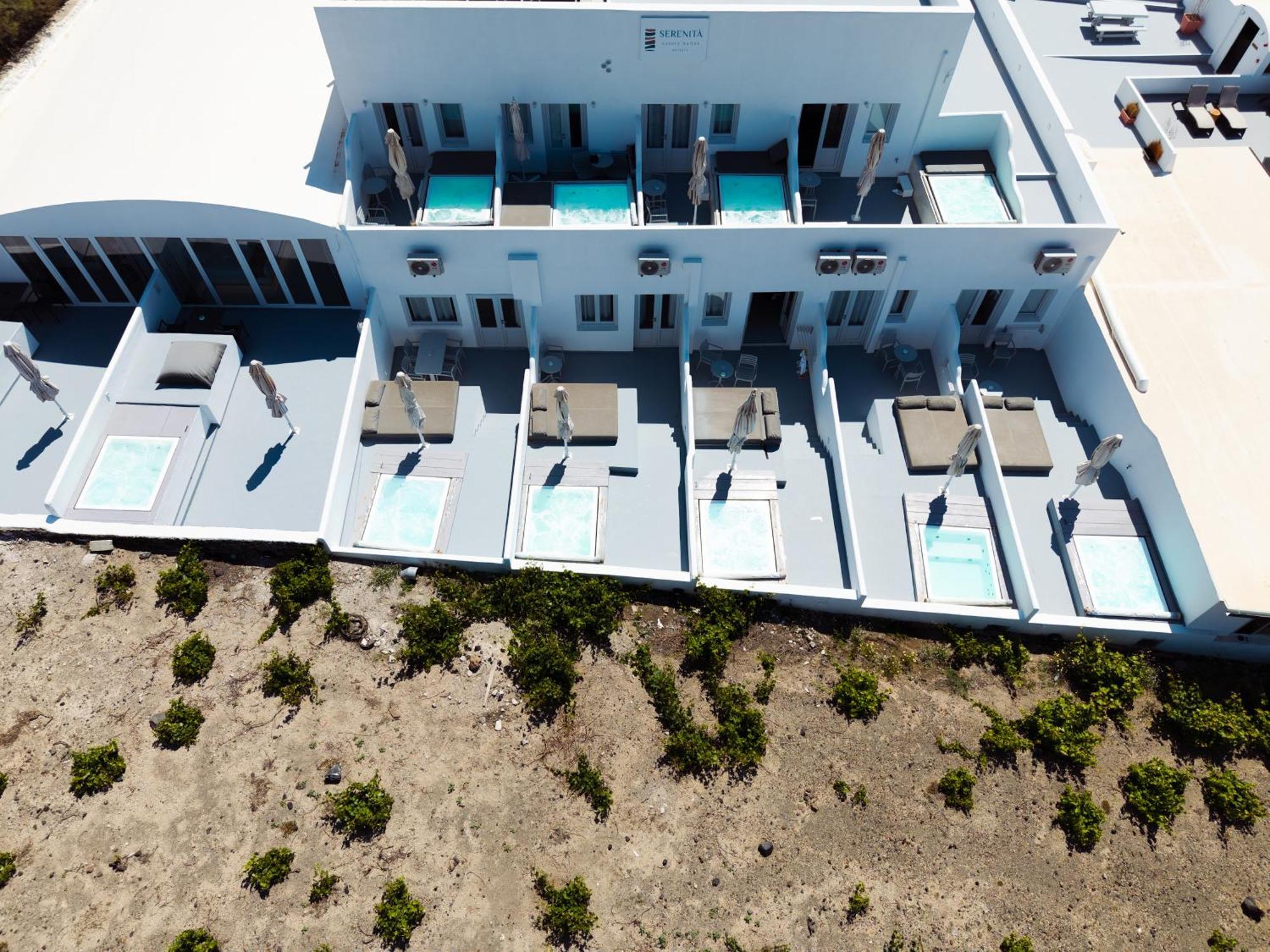 Serenita Luxury Suites Akrotírion Kültér fotó